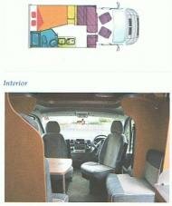 Hire Motorhome, Fiat Decato - P6 Mooveo