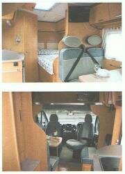 Hire Motorhome, Fiat Decato - P6 Mooveo