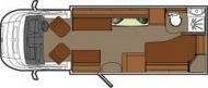 Hire Motorhome, Autotrail - Excel 670B
